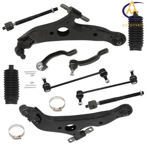 For 04-10 Toyota Sienna 3.3L 3.5L Front Control Arm Ball Joint Sway Bar Tie Rod - Picture 1 of 14