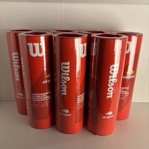 Balón de torneo Wilson US Open rojo - 7 latas, 21 bolas - Imagen 1 de 2