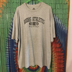 Adidas Athletics Vintage T Shirt Mens Size XL Gray Black Graphic Tee - Picture 1 of 3