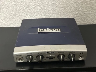 Lexicon Alpha LEXALPHAV Desktop USB Audio Interface Guter Zustand - Bild 1 von 4