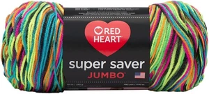 Red Heart Super Saver Jumbo Garn - Schwarzlicht - E302C-3939 - Bild 1 von 1