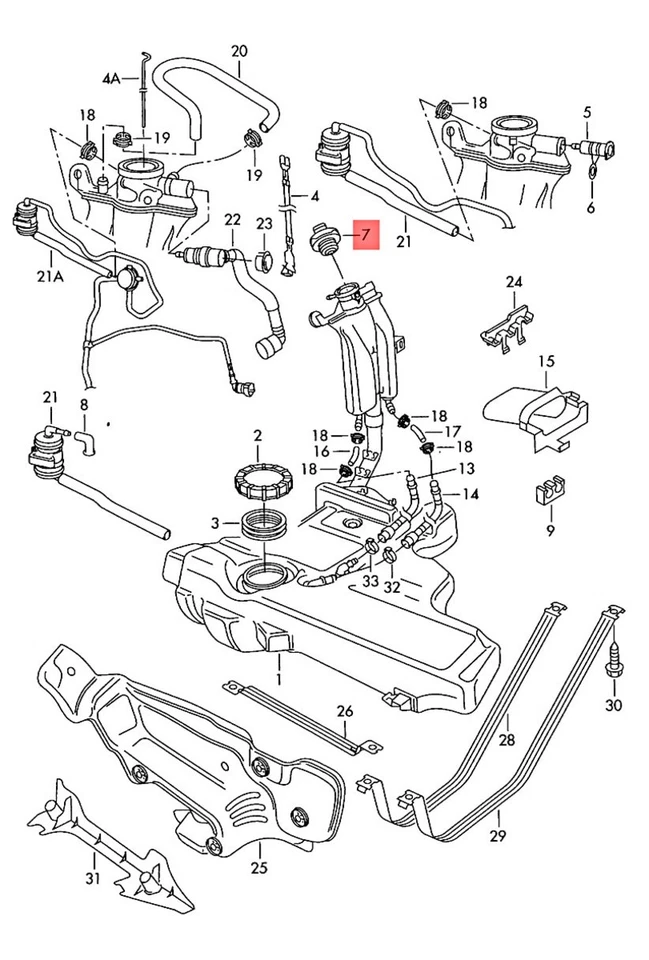 Genuíno VW Beetle Cabrio Cabriolet Bettle Novo 1C1 tampa do tanque de combustível 1C0201550AD - Imagem 1 de 1