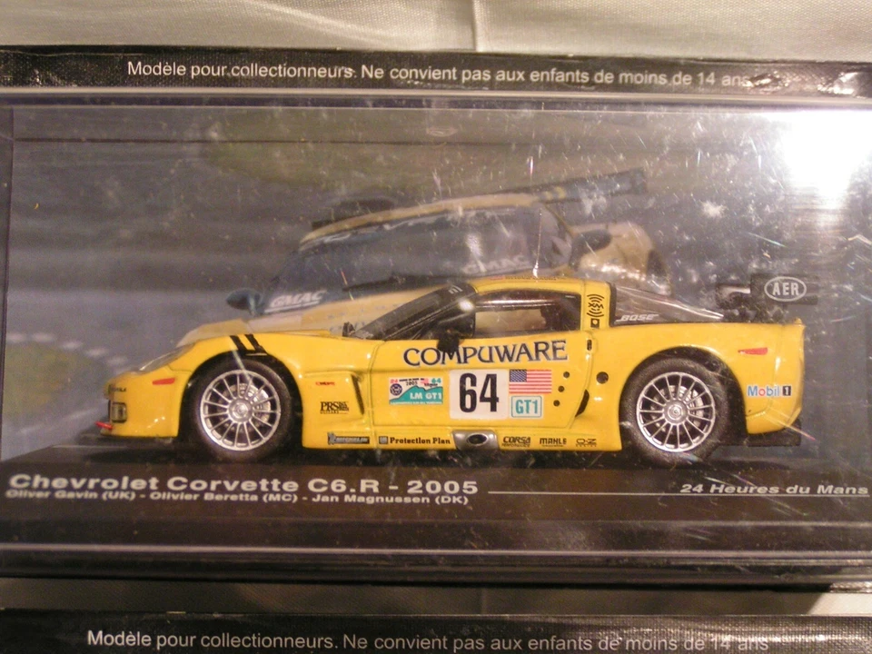 IXO 1/43   =   CHEVROLET CORVETTE C6 R LE MANS 2005  (BOÎTE FERMEE) - Photo 1/1
