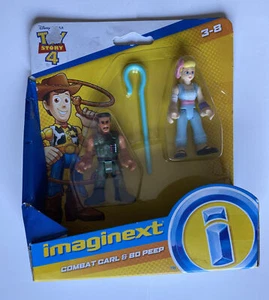 Imaginext COMBAT CARL & BO PEEP Disney Toy Story 4 Figure Fisher Price NEW - Picture 1 of 4