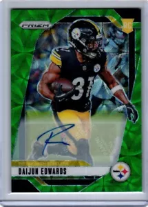 Panini Prizm Daijun Edwards Green Scope Rookie Auto /75 SSP - Picture 1 of 2