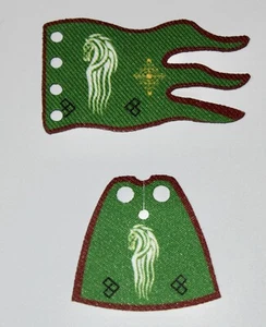 Umhang,Flagge,Fahne,Cape,Hobbit, Herr der Ringe ROHAN Pferd - Bild 1 von 2