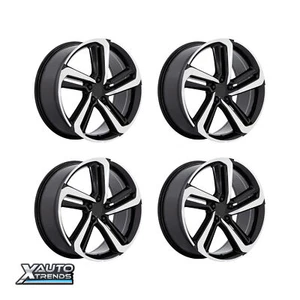 Performance Replicas PR216 Gloss Black Machined 18X8 5X114.3 45mm (Set of 4) - Picture 1 of 1