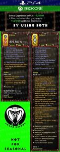 Diablo 3 - PS4 - Xbox One - Modded - Weapon + Amulet - 14.000 Exp per Kill