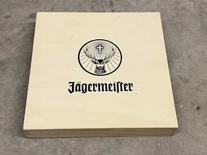Jägermeister Holzbox Geschenkbox Schachtel aus Holz - Bild 1 von 2