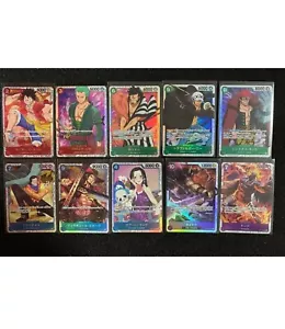 One Piece TCG OP01 Romance Dawn SR Set (10 Cards) Japanese Edition 1st Edition - Picture 1 of 3