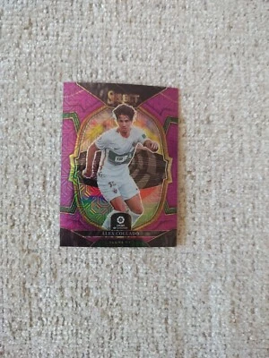 2022-23 Panini Select La Liga Terrace Purple Mojo Prizm Alex Collado #26 - Image 1 of 2