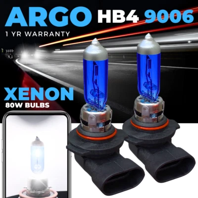 BMW E46 Front Fog Light Bulbs 3 Series 80w Xenon White Headlight Lamp Coupe 12v - Image 1 of 4