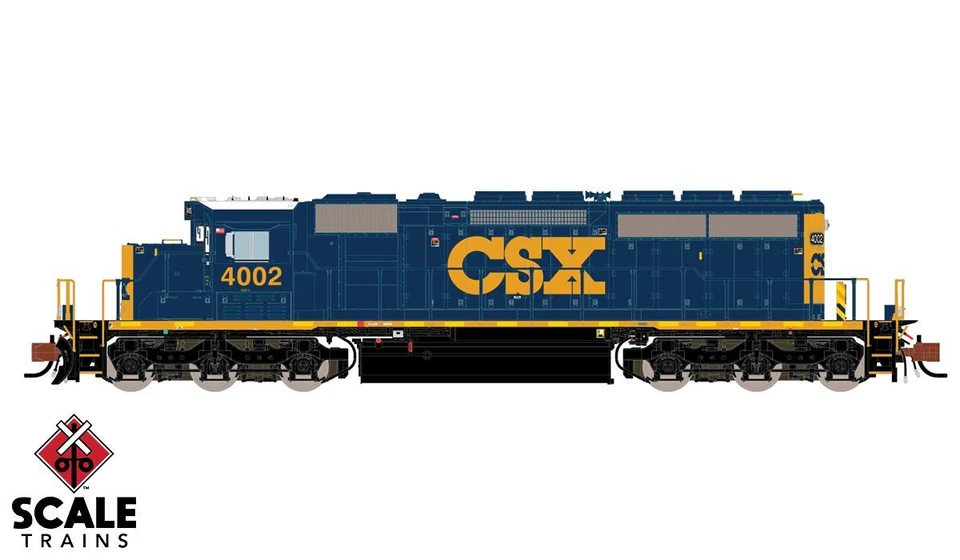 Rivet Counter N Scale EMD SD40-3, CSX/YN3 / 4012 / DCC & Sound Equipped - Image 1 of 1