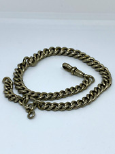Antique Silver Plated Watch Chain 30cm Length