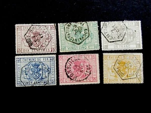 Sello de Bélgica nystamps # Q1-Q6 usado $117 Y16y142 - Imagen 1 de 2