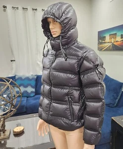 Moncler Genius Puffer jacket Black Lantz Craig Green Maya Mounier Sz 4 Large L - Picture 1 of 24