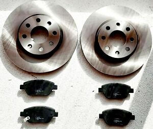 VAUXHALL CORSA D 2006 to 2014 FRONT BRAKE DISCS AND PADS 1.0 1.2 1.3 CDTI 1.4