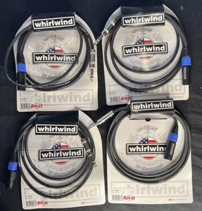 NUEVO Cable Whirlwind 1/4 TRS a XLRM 6’ Low-Z Accusonic - Imagen 1 de 2