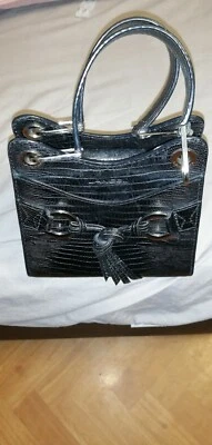 Mini Sac LANCEL, CUIR FAÇON LEZARD, porté main - Photo 1/4