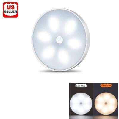 LINKPAL Motion Sensor LED Night Light Battery Powered Indoor Closet Cabinet Wall Cabinet