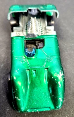 HOT WHEELS Redline 1969 FERRARI 312P Bright Metallic Green Dark Interior NICE ! - Image 1 of 4