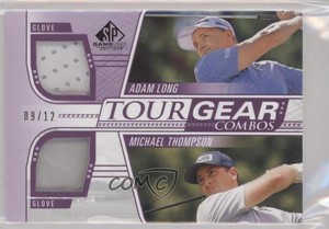 2021 SP Game Used Purple Glove /12 Adam Long Michael Thompson #TG2-LT Rookie RC
