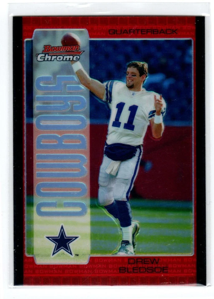 2005 Bowman Chrome Red Refractors #63 Drew Bledsoe (ref 192580) - Image 1 of 1