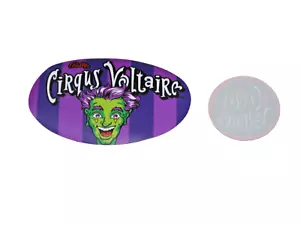 Cirqus Voltaire Promo Nuovo Flipper 2 Adesivi Decalcomanie - Foto 1 di 1