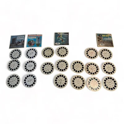 Vintage View Master Slide reels Lot Of 19 Scenic Florida Grand Canyon Park Sight - Image 1 of 4