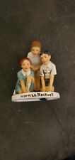 VINTAGE 1979 NORMAN ROCKWELL FIGURINE "MARBLE PLAYERS" NR-211