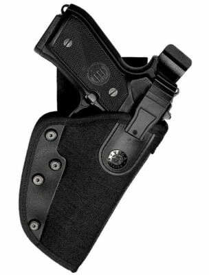 Fondina Vega Holster PH2 Estrazione Rapida Vigilanza G17 M92 PX4 APX NERO BLU
