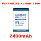 LOSONCOER E160 2400mAh Battery For PHILIPS Xenium E160CCC CTE160 Pro CTE160