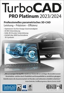 TurboCAD PRO Platinum 2023/2024 - 1-PC / Dauerlizenz - DEUTSCH / KEY (ESD) - Bild 1 von 6