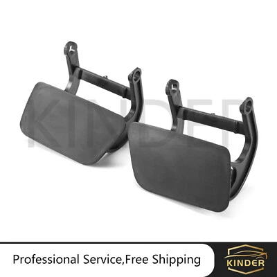 Left Right For BMW E60 E61 525i 528i 530i Headlight Washer Nozzle Cover Cap 2pcs - Image 1 of 4