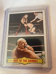 George The Animal Steele 1985 Topps World Wresting Federation Card # 55 - Picture 1 of 10