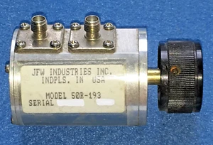 Atenuador giratorio JFW 50R-193 DC-2,2 GHz 10 dB (pasos de 1 dB) envío gratuito - Imagen 1 de 3