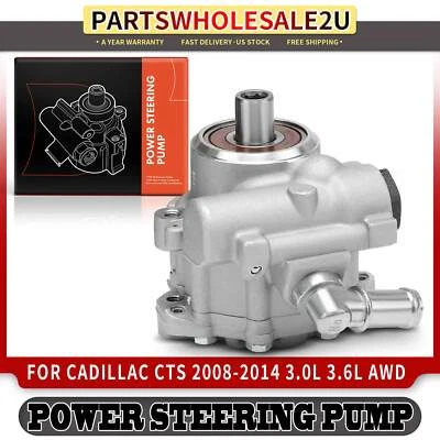 New Power Steering Pump for Cadillac CTS 2008 2009 2010 2011 2012 2013 2014 AWD - Image 1 of 4