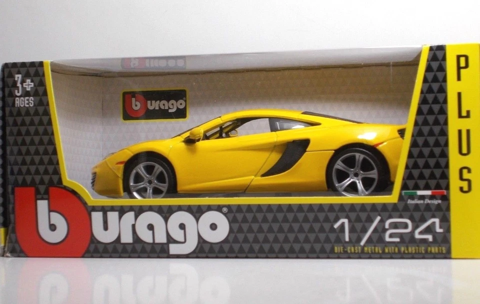 Bburago 21074  McLaren MP4-12C "Yellow" - METAL Scala 1:24 - Immagine 1 di 1