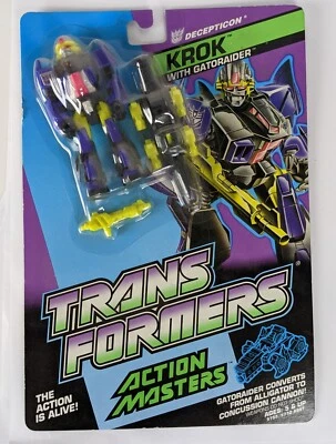 Vintage 1989 Hasbro Transformers Action Masters Krok Action Figure New MOC - Image 1 of 4