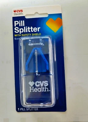 Divisor de medicamentos para píldoras CVS Health con escudo de seguridad Foto 1 de 4