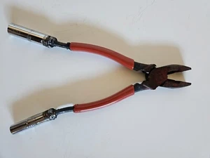 Lineman Pliers with Welded 1/2'' & 7/16'' Kobalt Sockets – Custom Utility Tool - Picture 1 of 6