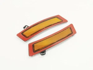 Front Bumper Amber Side Marker Reflectors For BMW X5 E70 2011-2013 Pair New - Picture 1 of 2
