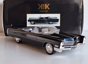 Cadillac Deville Convertible 1968 negro escala 1:18 KK KKDC 180311 1 sin BoS - Imagen 1 de 18