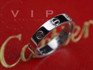 CARTIER LOVE EHERING 18K WEISSGOLD TRAURING (0,750) WHITE GOLD RING UNISEX Gr.61 - Bild 1 von 10