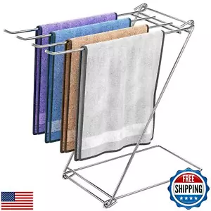 Kitchen Towel Holder Stand, 4-Arm Dish Towel Holder Countertop Hand Towel Hol - Picture 1 of 5