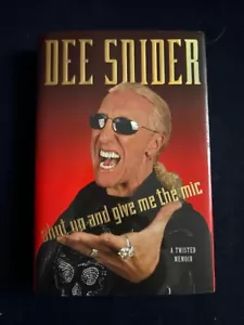 Dee Snider Signed Book - 'Shut Up and Give Me the Mic' - Picture 1 of 3