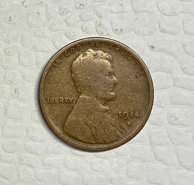 1914-S Lincoln Cent (Wheat Penny), Good, Semi-Key Date! - Image 1 of 2