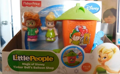 Fisher-Price Little People Magic of Disney Tinker Bell's Balloon Shop Sofie VHTF - Image 1 of 3