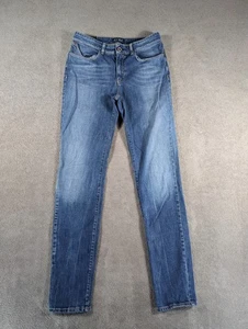 Armani Jeans donna 29 blu denim cotone lavaggio medio gamba dritta vita media - Foto 1 di 16
