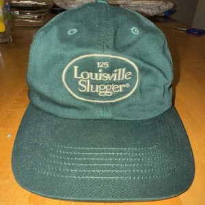 Louisville Slugger Strapback Hat Green Adjustable Cap Richardson Model 240 - Picture 1 of 6